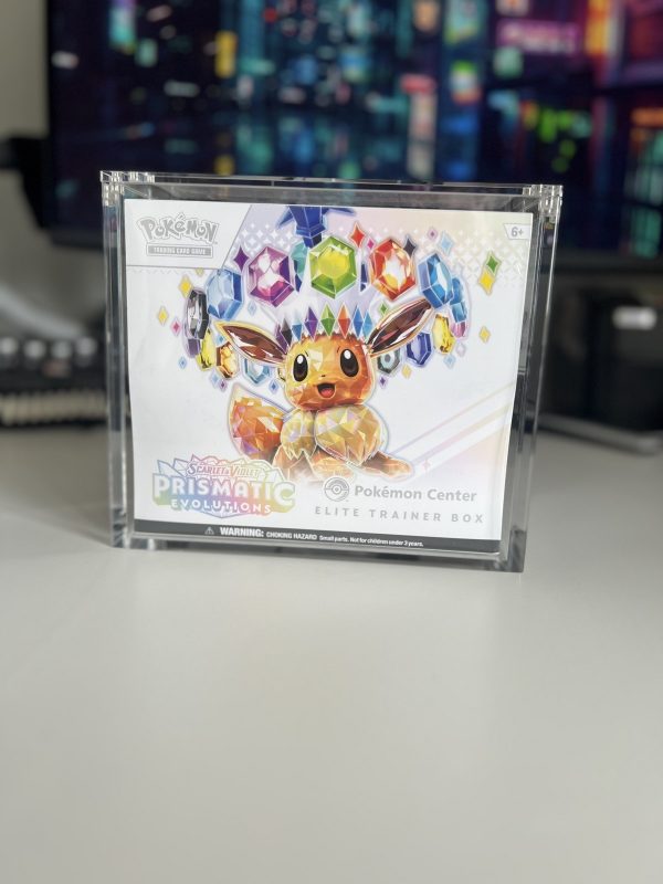 Premium Pokemon ETB Acrylic Case/Protector/Magnetic/Elite Trainer Box - & extras